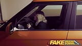 Fake Driving School - Rabuda peituda loira tcheca fode um pau grande e volumoso snapshot 2