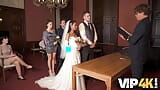 VIP4K. Horny newlyweds cant resist and get intimate right after wedding snapshot 4