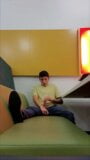 I was busted, busting at a burger restaurant... LOL snapshot 2