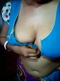 indian girl removing blouse snapshot 2