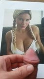 Cumtribute en grandes tetas en rosa braid girl snapshot 1