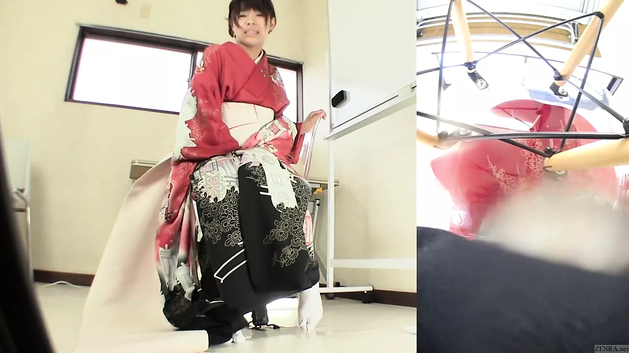Free watch & Download Subtitled Japanese kimono pee desperation failure in HD