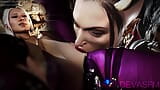 Mortal Kombat Sheeva &sindel 女孩与鸡巴由 kamadevasfm（带声音的动画）3D 成人色情 sfm snapshot 6