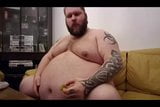fat superchubby soc eating an extra large burger snapshot 17