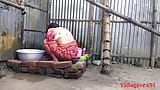 Red Saree - verheiratete ehefrau in offiziellem sexvideo von villagesex91 snapshot 4