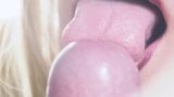 Sensual close-up tongue blowjob snapshot 13