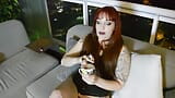 Mistress Mel Fire caught on her cigarette break snapshot 8