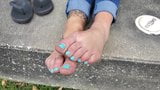 Blonde With Dirty Smelly Feet snapshot 5