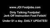 I want to feel your cum dripping off my feet JOI snapshot 1