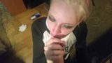 Swedish Girlfriend Sucking Cock Facial Cumshot Swallow snapshot 8