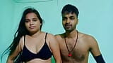 Newly married sexy and cute Indian couple ki homemade chudai snapshot 1