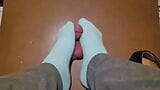 Squishing The Worm for a while in my sock feet snapshot 1