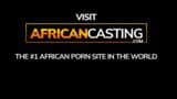 African MILF in Amateur Interracial Casting Sextape snapshot 15