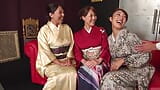 Reiko Kobayakawa and Akari Asagiri plus friend kimono sex party snapshot 14