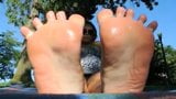 blond oily soles in the park snapshot 5