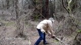 Fake Lumberjack принимает его принцессу с массивными сиськами домой для мокрого секса и глубокого анального расширения snapshot 3