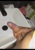 Washing my big horny cock fuck i want to cum so ad right now snapshot 4