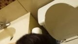 Pee drinking for an obedient slut in the bathroom snapshot 1