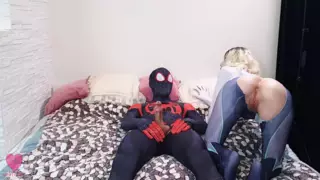 Sexy Spider-man Multiverse Miles Morales Passionately Fucked Gwen ...