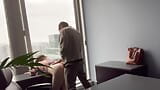 MILF boss fucked against her office window snapshot 7