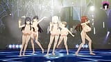 5 Chicas Bailando Con Tetas Gigantescas (HENTAI 3D) snapshot 2