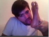 Straight guys feet on webcam #5 snapshot 4