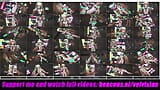 Cute Android Teen Dancing + Gradual desnudándose (3D HENTAI) snapshot 10