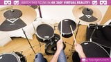 VR BANGERS Busty Brunette Screwing Young Drummer snapshot 2