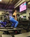 Ariel Winter lifting a weight and dancing in the gym snapshot 3