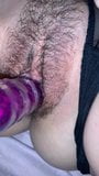 Amateur-Ehefrau, Dildo in großer Muschi snapshot 2