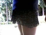 lilian77 mini skirt and front of my house 03 snapshot 2