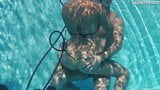 Candy Mike and Lizzy super hot underwater threesome snapshot 6