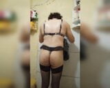 Crossdresser lingerie g-string snapshot 11