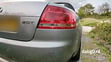 dabg0 трахает выхлоп автомобиля Audi A4 S-line snapshot 3