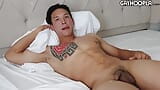 Tall Tattoo Stud Gabriel Jordan Jerks off snapshot 7