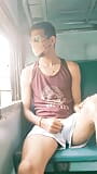 Indian Desi gay sex in public train snapshot 16