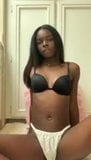 ebony in satin panties snapshot 5