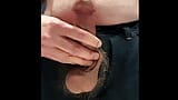 Out of Jeans Cock and Cum Close Up snapshot 13