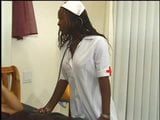 sexy black nurse one lucky white dude snapshot 2