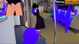 ワンパンチマン-欲求不満吹雪が電車の中でオナニー snapshot 3