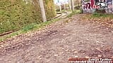 Duitse rijpe milf ontmoet en geneukt in het park, neukpartij pov snapshot 17