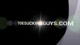 Foot Fetish Gay Twinks Solo Masturbation Action snapshot 1