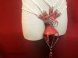 Shibari CBT O ring imbracatura per cazzo con paracadute a spillo e GA snapshot 3