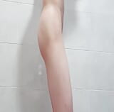 Korean boy dancing nude in public toilet (zero two) snapshot 9