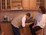 Stepmom & stepson have a sex on the kitchen snapshot 3