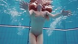 Pretty Polish teen Alice swimming without clothes on snapshot 10