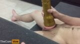 Doble ángulo: Fleshlight creampie - jodido juguete sexual para adolescentes snapshot 9