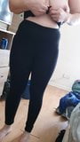 Step mom morning fuck through leggings with step son  snapshot 2