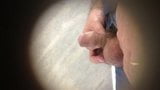 Married man jerking off in a public restroom snapshot 1