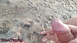 Dick flash - A girl caught me jerking off in public beach and help me cum 2 - MissCreamy snapshot 7